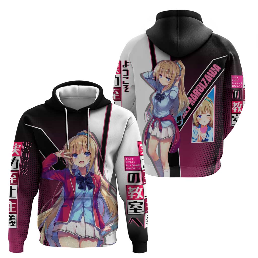 Kei Karuizawa Zip Hoodie Playful Modern School Anime Style