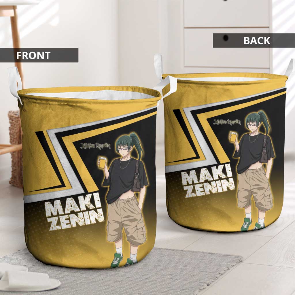 Maki Zenin Laundry Basket Jujutsu Kaisen Streetwear Style