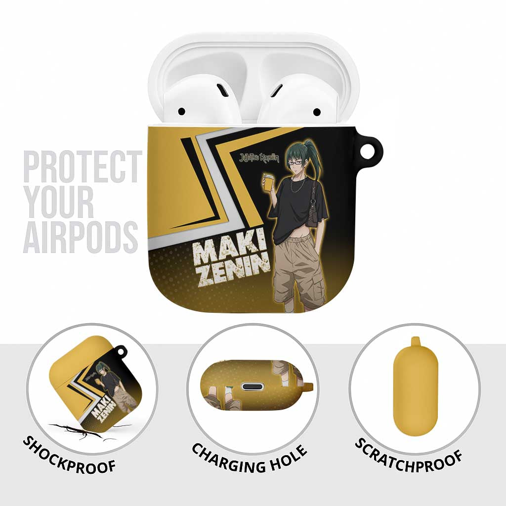 Maki Zenin AirPods Case Jujutsu Kaisen Streetwear Style