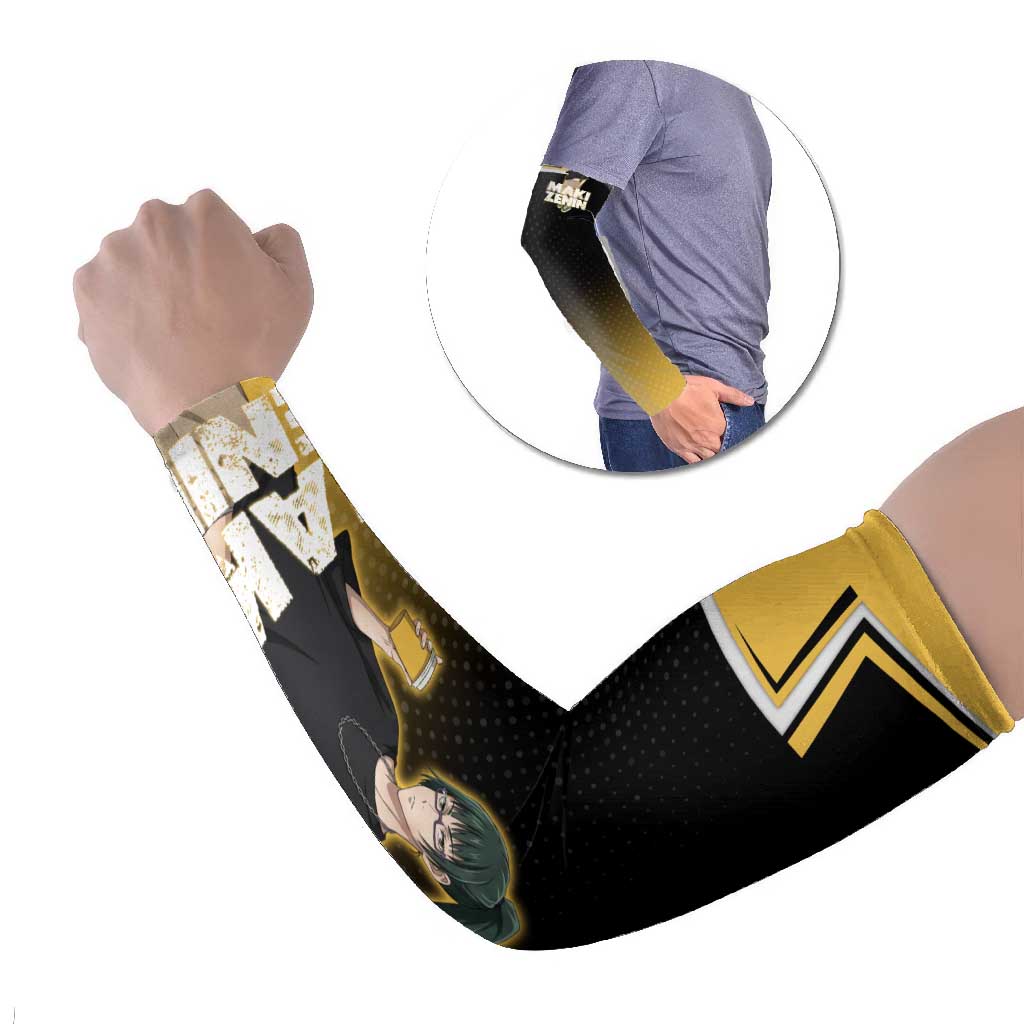 Maki Zenin Arm Sleeves Jujutsu Kaisen Streetwear Style