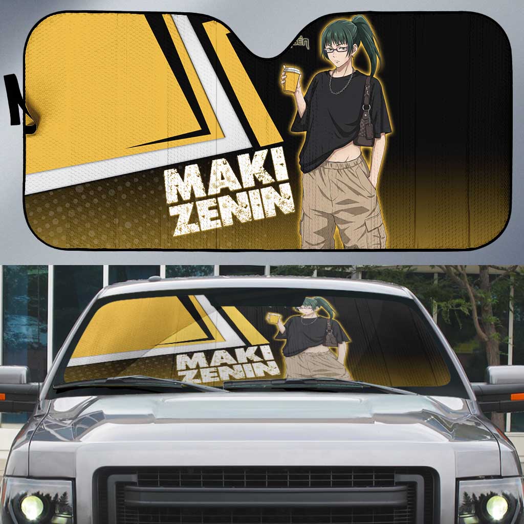 Maki Zenin Auto Sun Shade Jujutsu Kaisen Streetwear Style