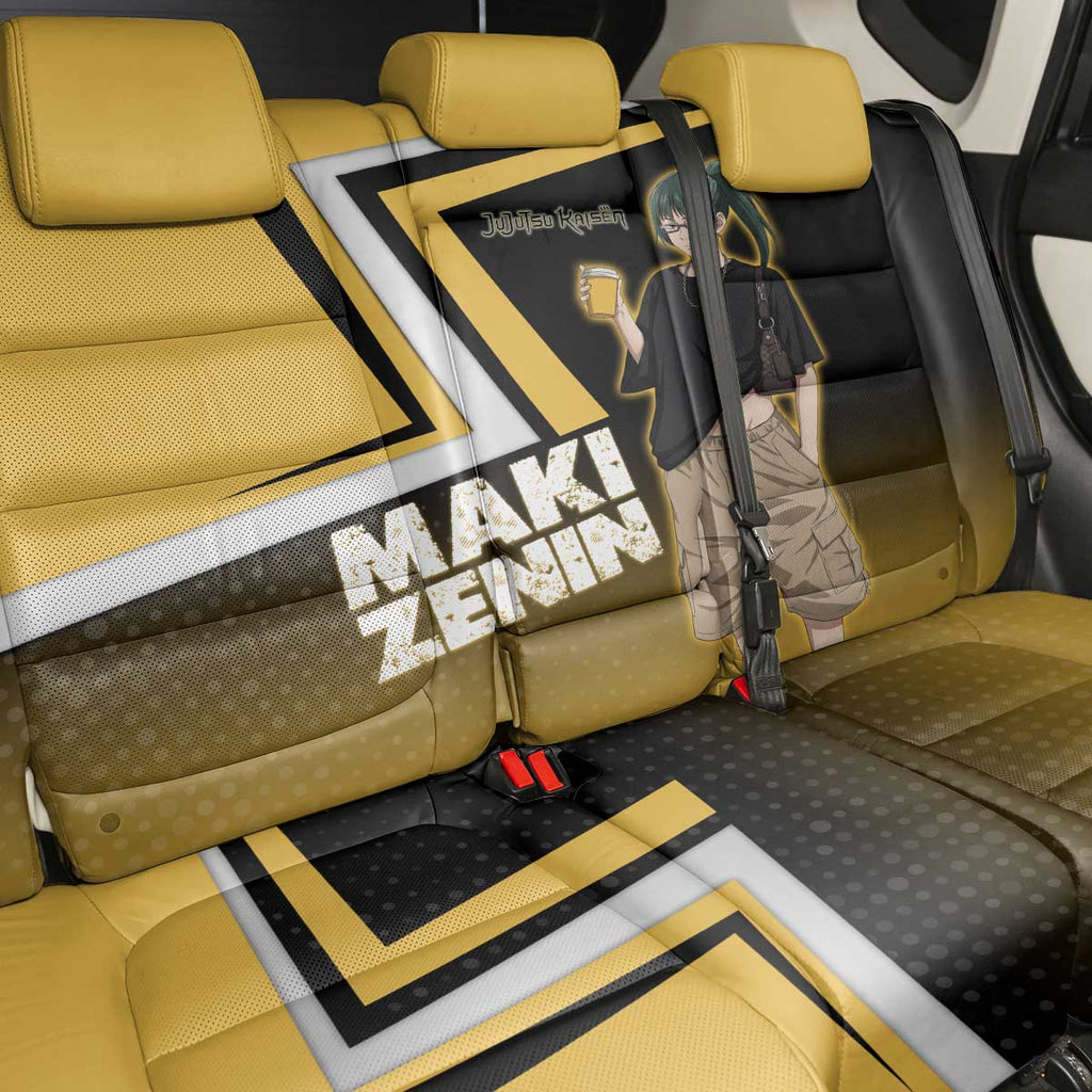 Maki Zenin Back Car Seat Cover Jujutsu Kaisen Streetwear Style