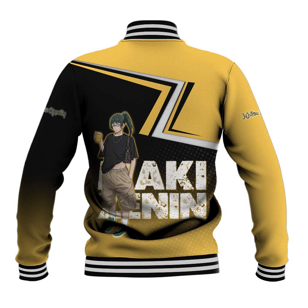 Maki Zenin Baseball Jacket Jujutsu Kaisen Streetwear Style