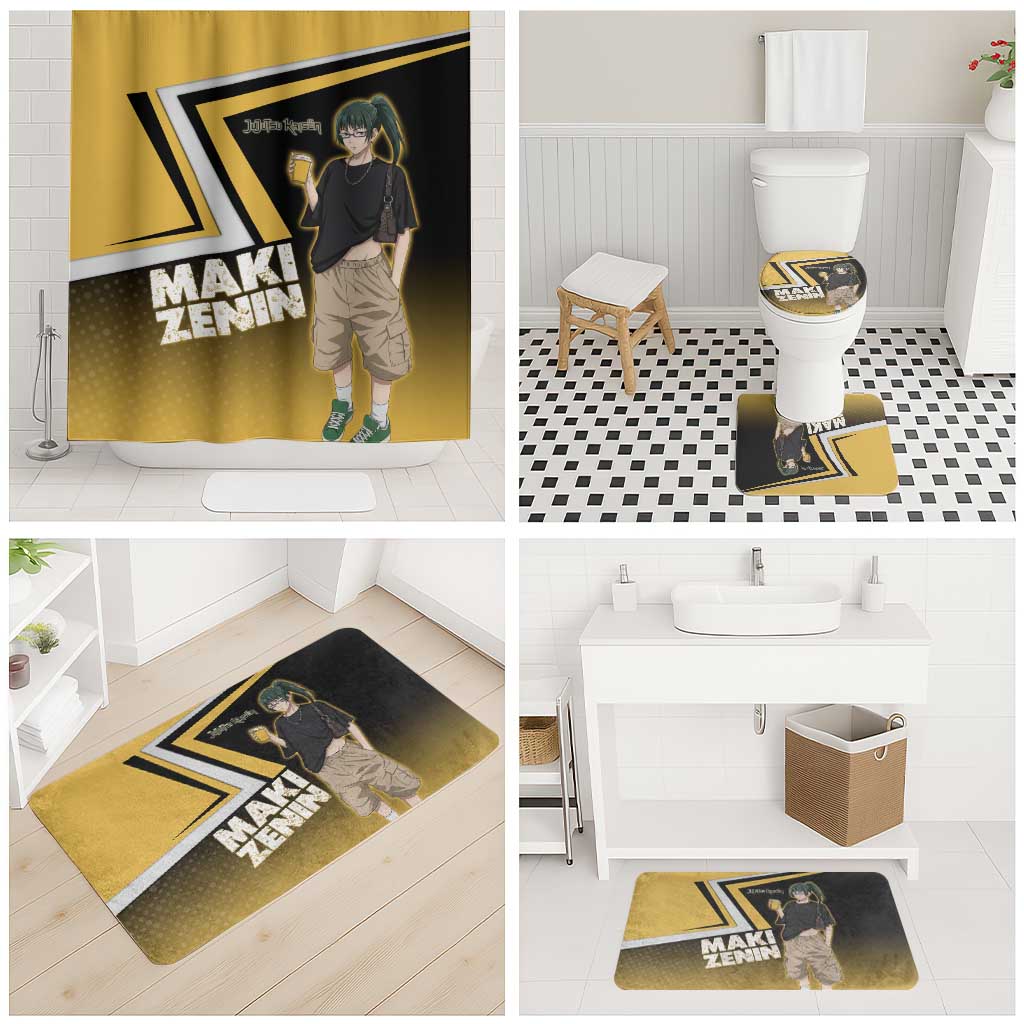 Maki Zenin Bathroom Set Jujutsu Kaisen Streetwear Style