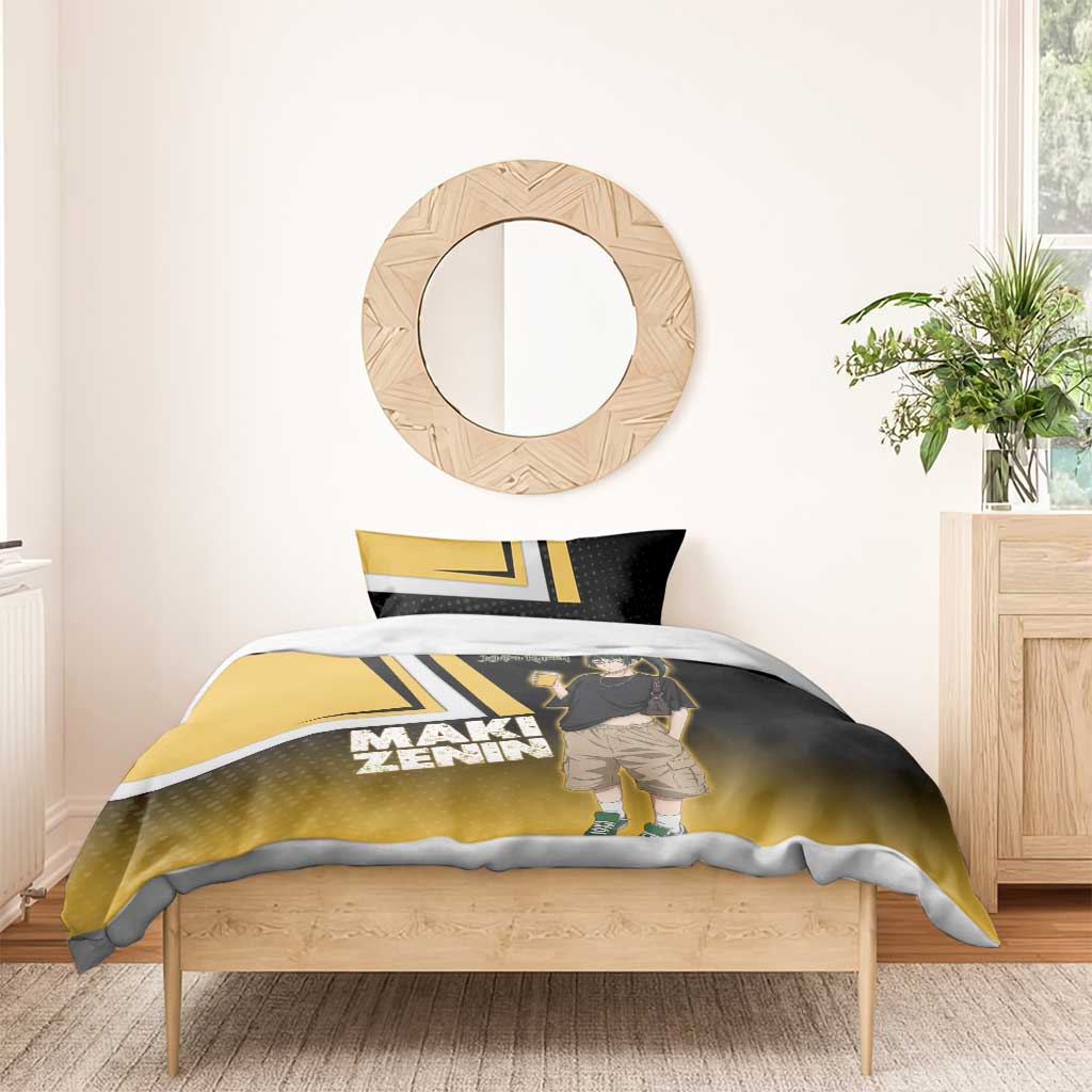 Maki Zenin Bedding Set Jujutsu Kaisen Streetwear Style