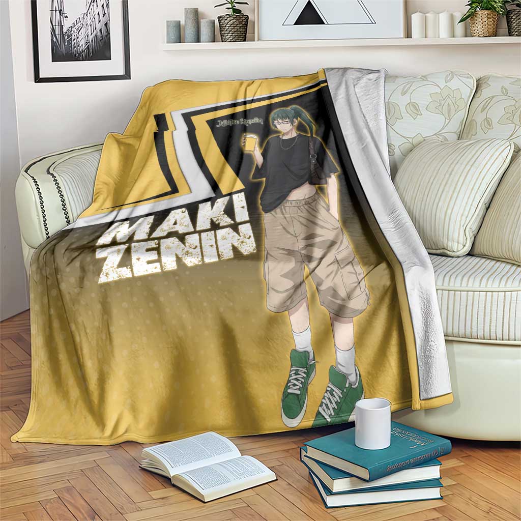 Maki Zenin Blanket Jujutsu Kaisen Streetwear Style