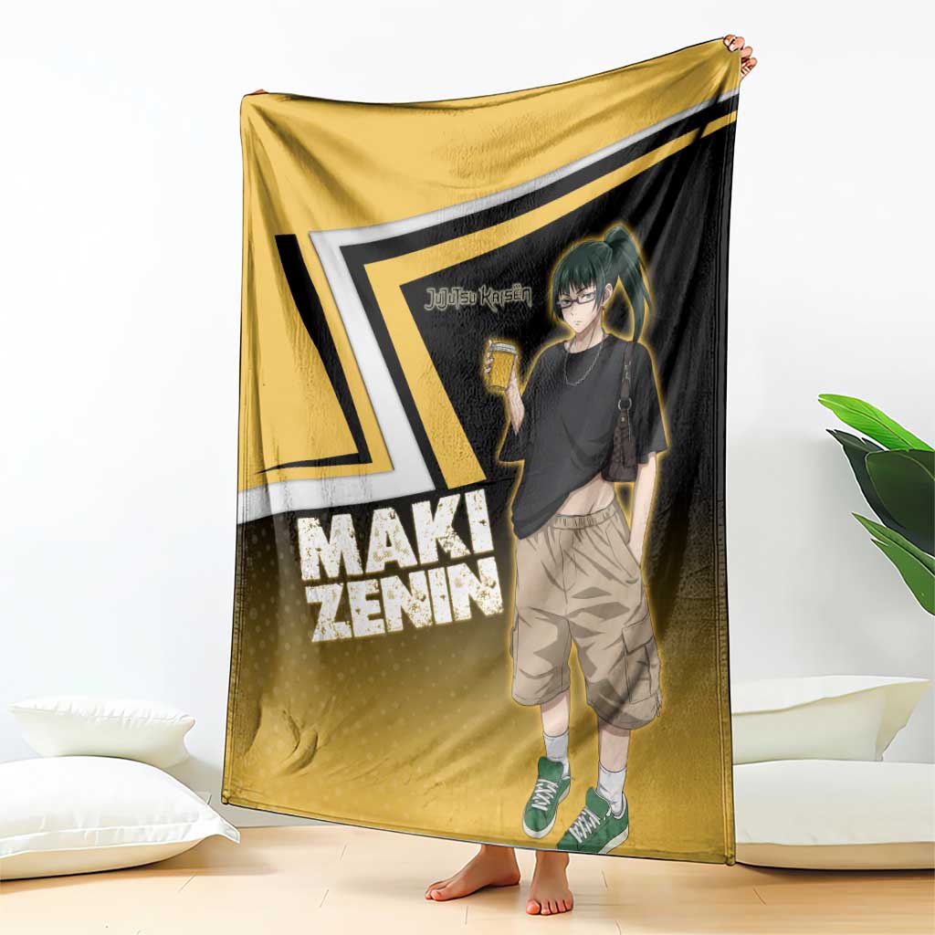 Maki Zenin Blanket Jujutsu Kaisen Streetwear Style