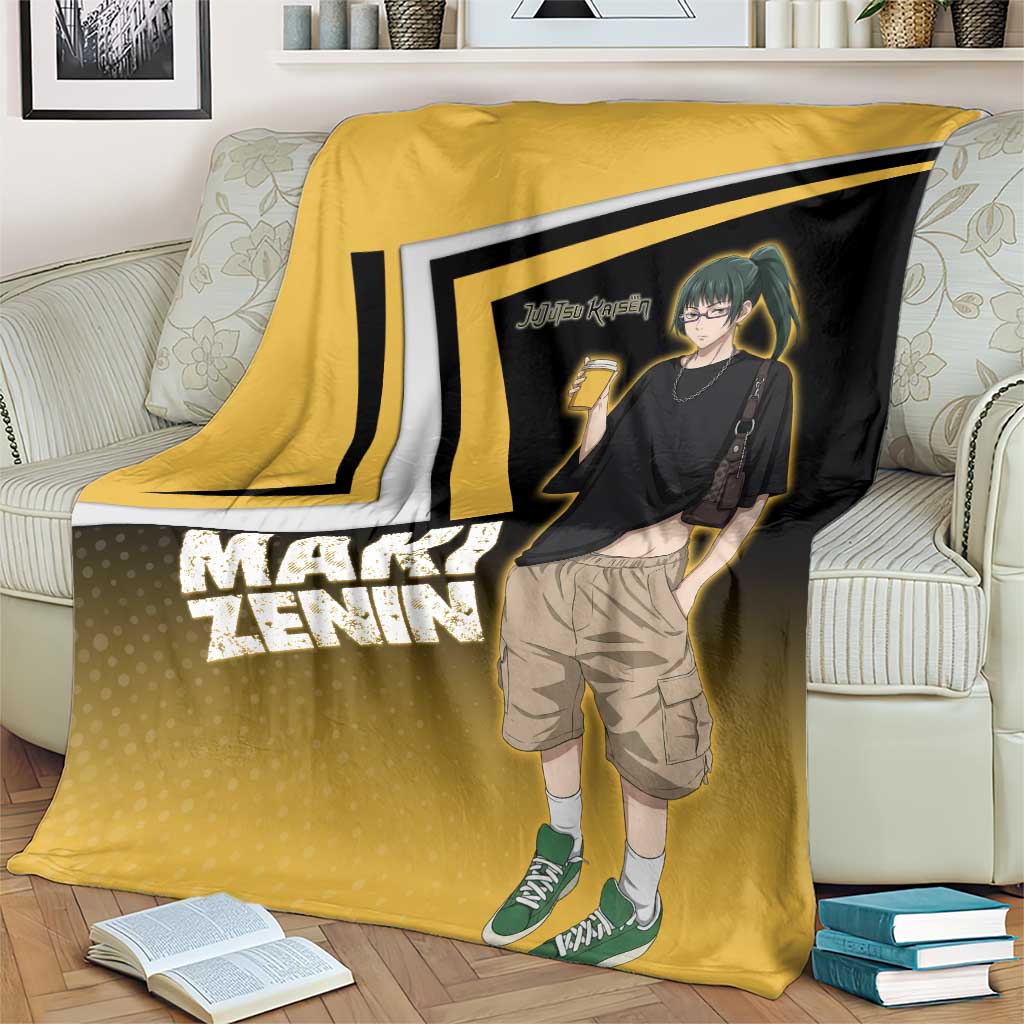 Maki Zenin Blanket Jujutsu Kaisen Streetwear Style