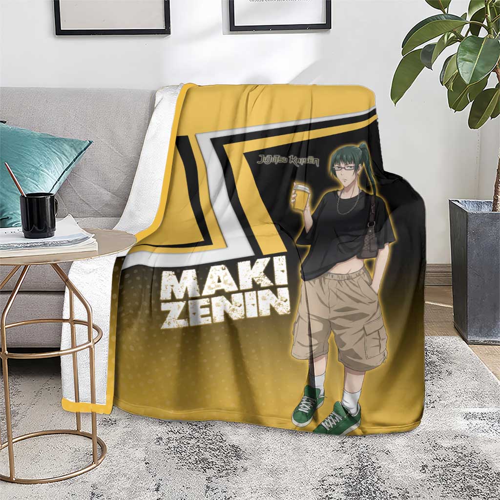 Maki Zenin Blanket Jujutsu Kaisen Streetwear Style