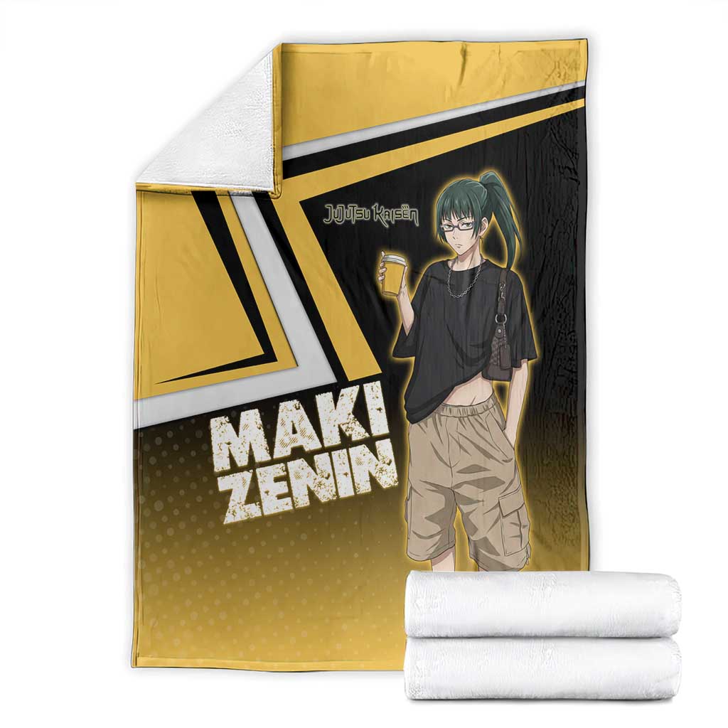 Maki Zenin Blanket Jujutsu Kaisen Streetwear Style