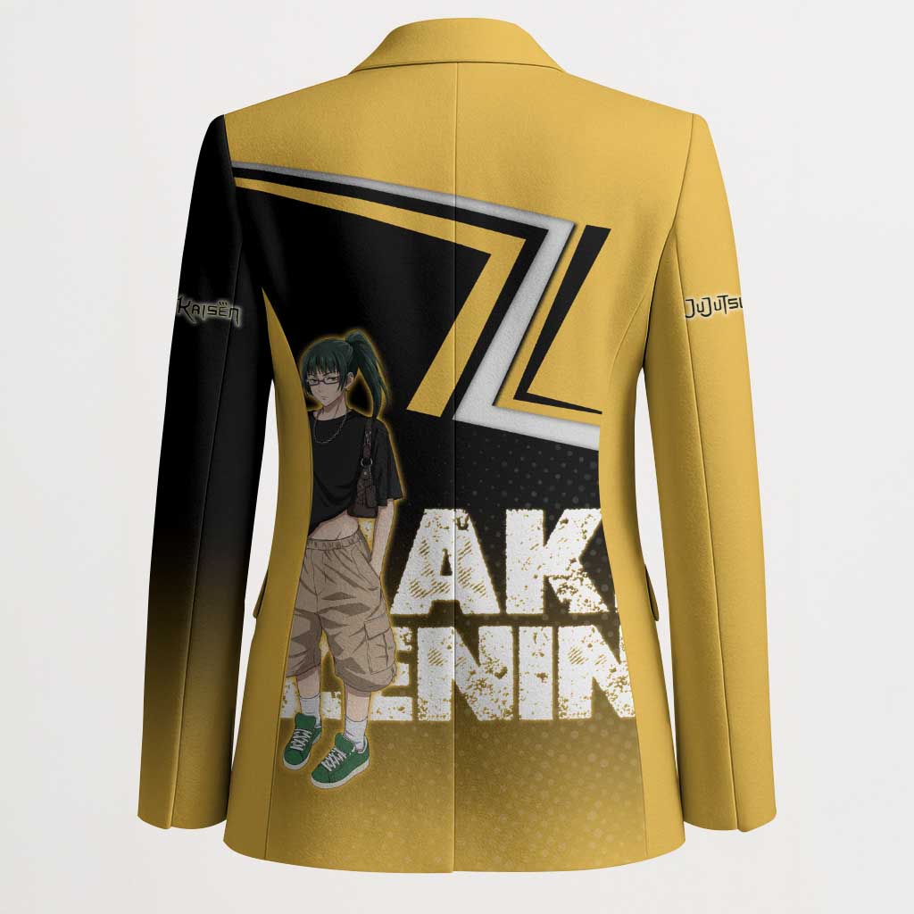 Maki Zenin Blazer Jujutsu Kaisen Streetwear Style