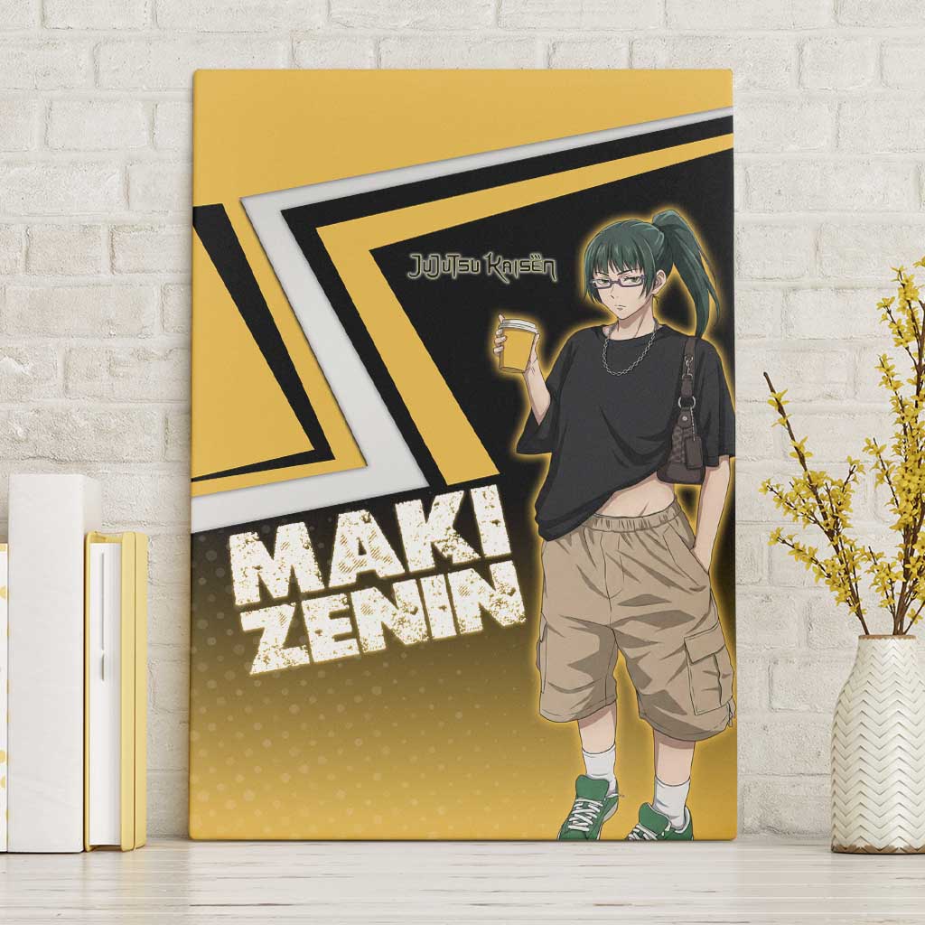 Maki Zenin Canvas Wall Art Jujutsu Kaisen Streetwear Style