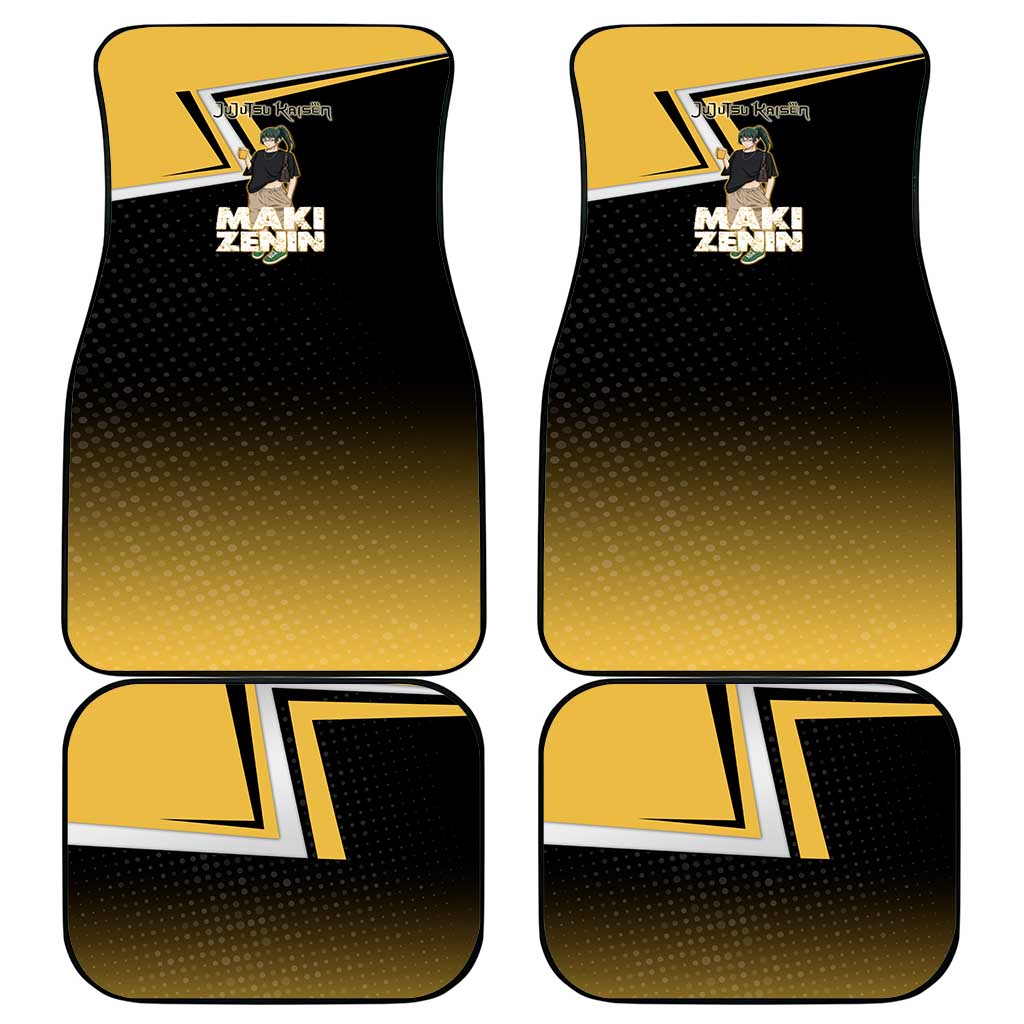 Maki Zenin Car Mats Jujutsu Kaisen Streetwear Style