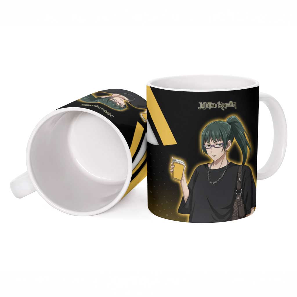 Maki Zenin Ceramic Mug Jujutsu Kaisen Streetwear Style