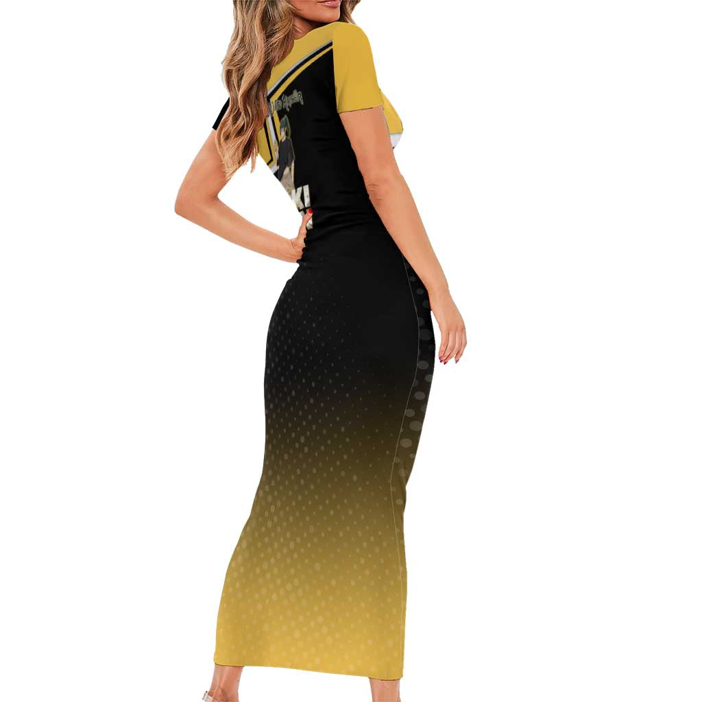 Maki Zenin Family Matching Short Sleeve Bodycon Dress and Hawaiian Shirt Jujutsu Kaisen Streetwear Style