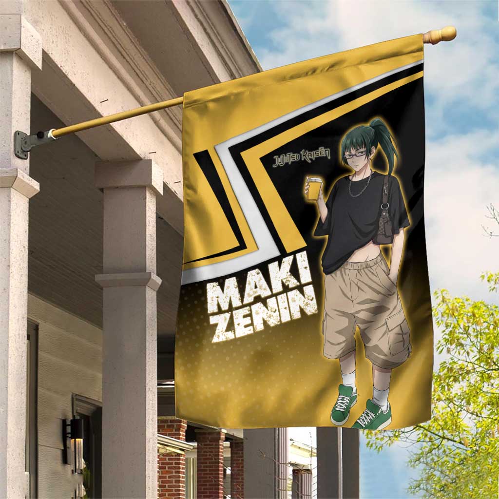 Maki Zenin Garden Flag Jujutsu Kaisen Streetwear Style