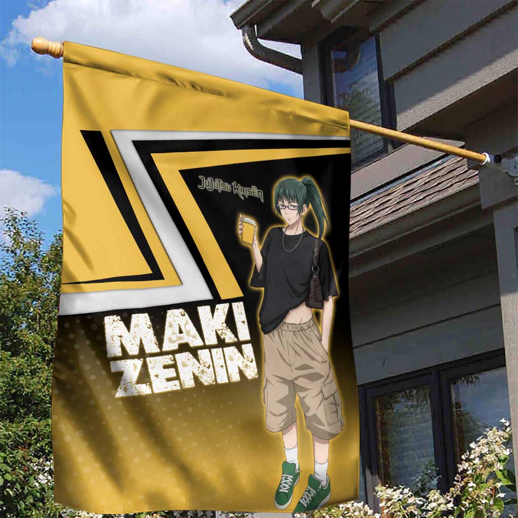 Maki Zenin Garden Flag Jujutsu Kaisen Streetwear Style