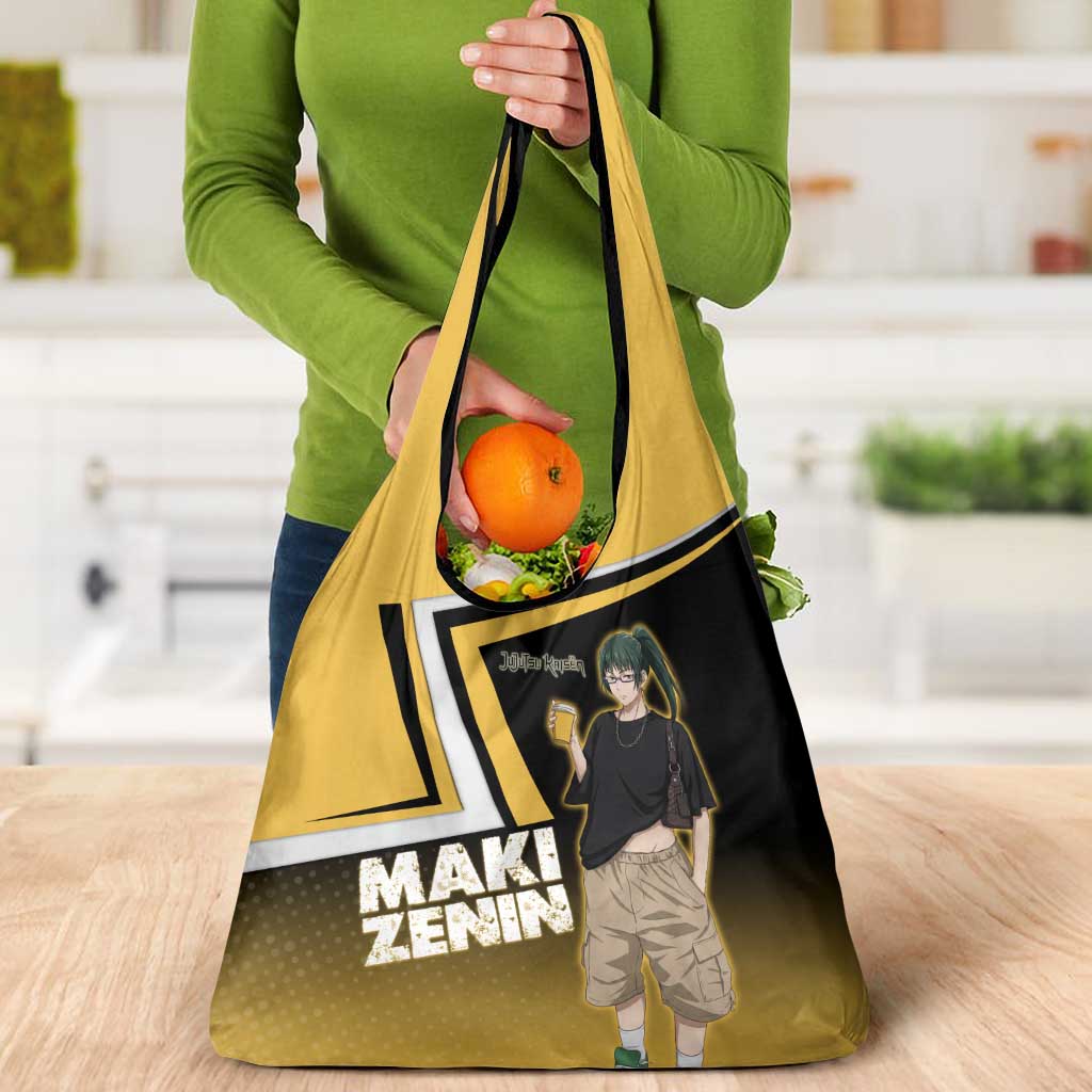 Maki Zenin Grocery Bag Jujutsu Kaisen Streetwear Style