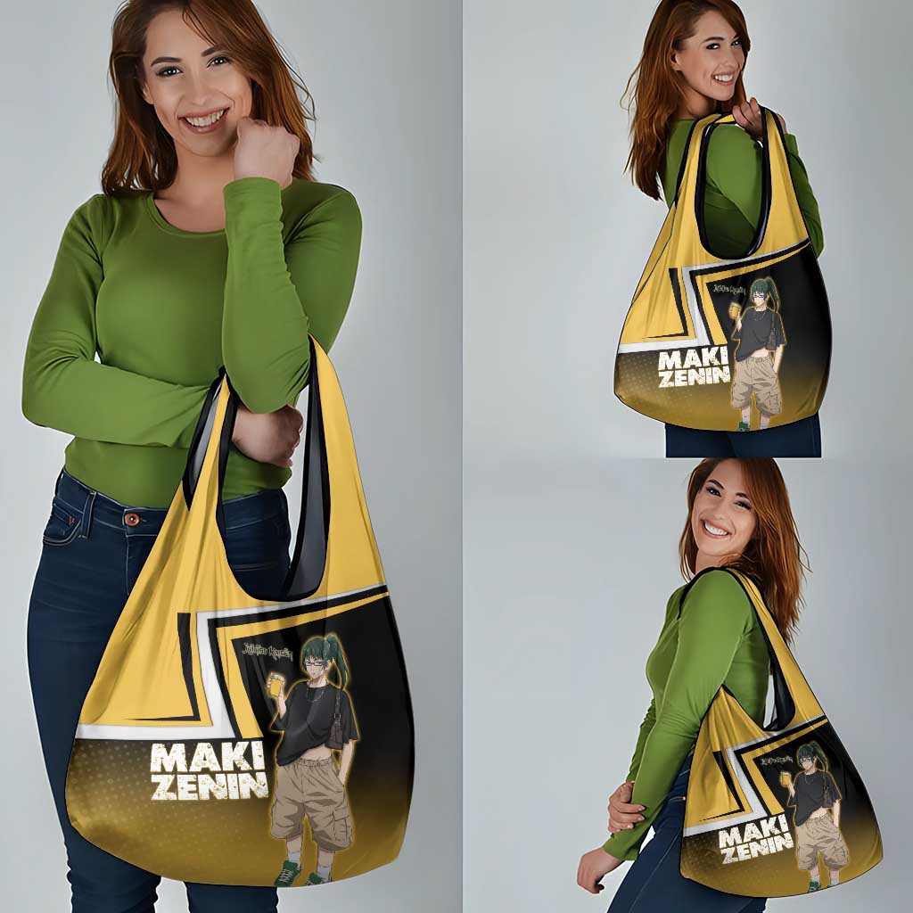 Maki Zenin Grocery Bag Jujutsu Kaisen Streetwear Style