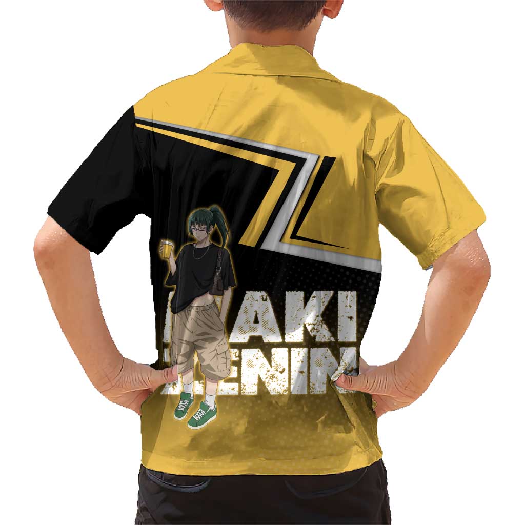 Maki Zenin Hawaiian Shirt Jujutsu Kaisen Streetwear Style