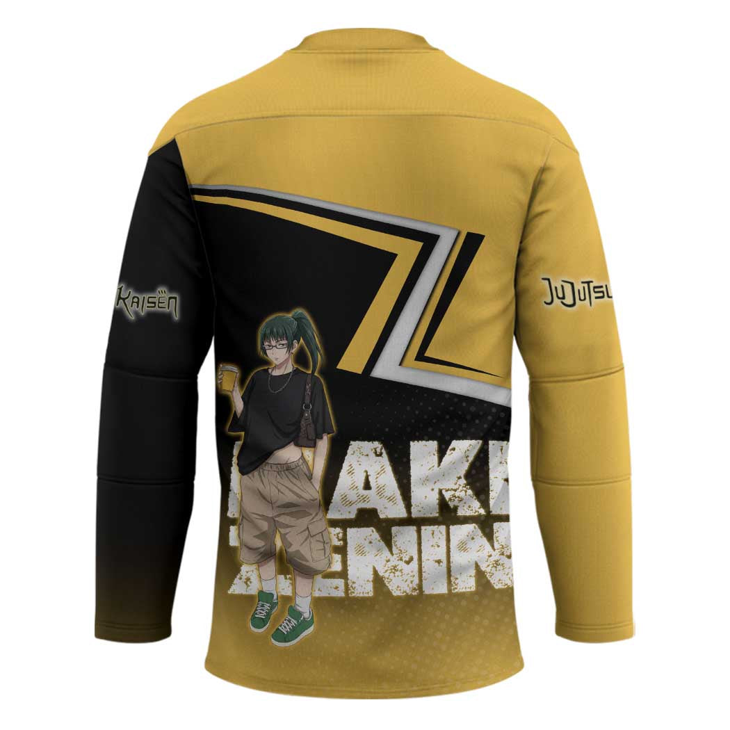 Maki Zenin Hockey Jersey Jujutsu Kaisen Streetwear Style