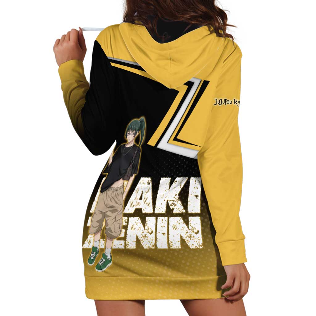 Maki Zenin Hoodie Dress Jujutsu Kaisen Streetwear Style