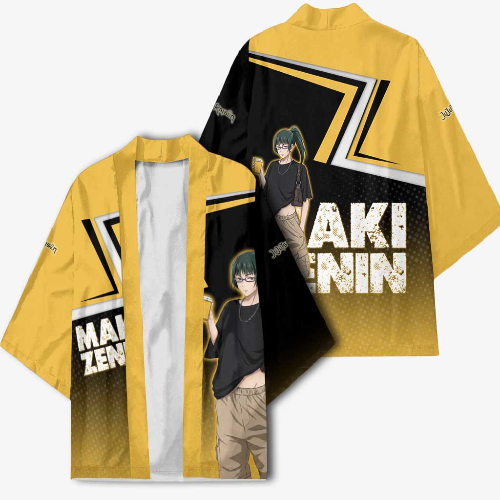 Maki Zenin Kimono Jujutsu Kaisen Streetwear Style