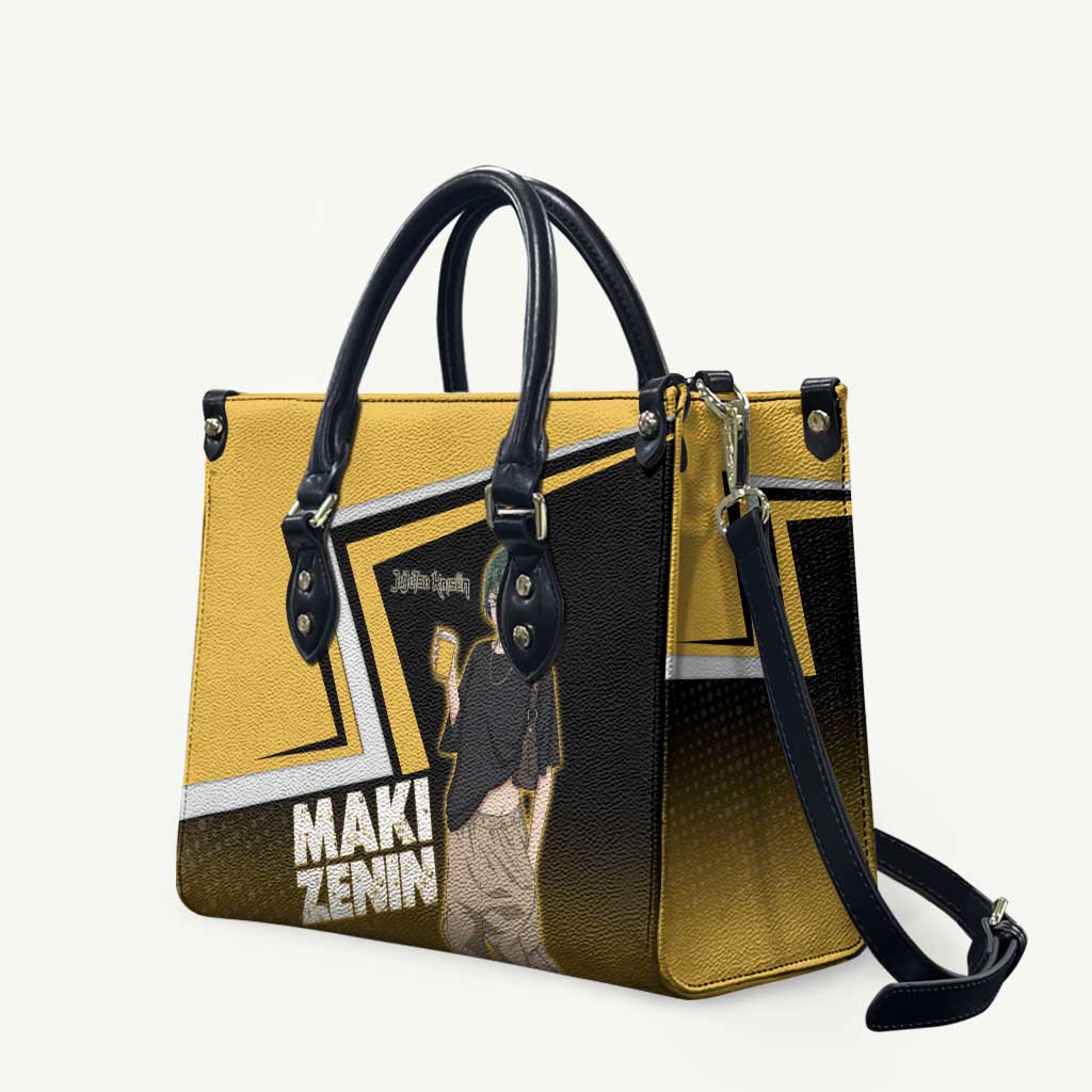 Maki Zenin Leather Bag Jujutsu Kaisen Streetwear Style