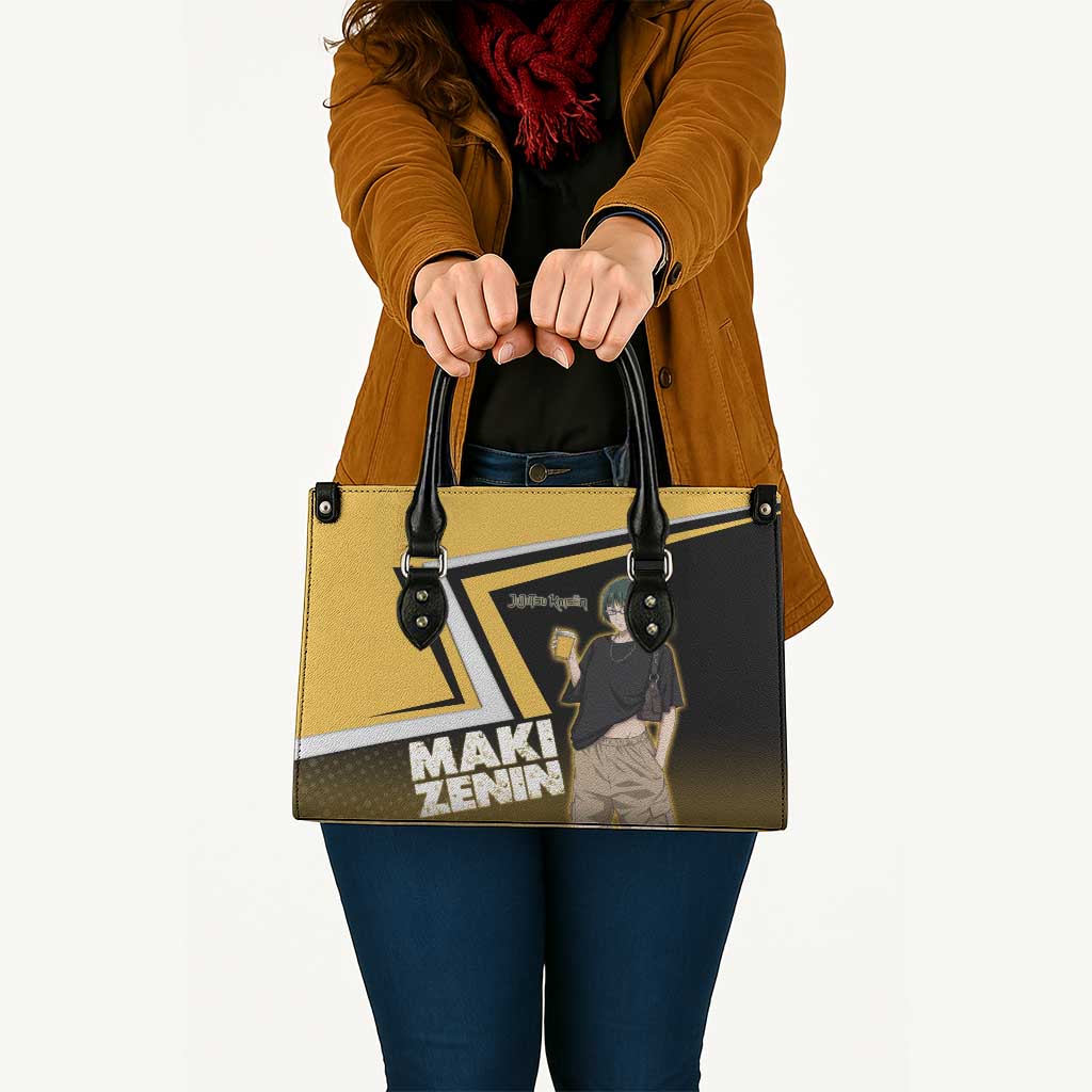 Maki Zenin Leather Bag Jujutsu Kaisen Streetwear Style