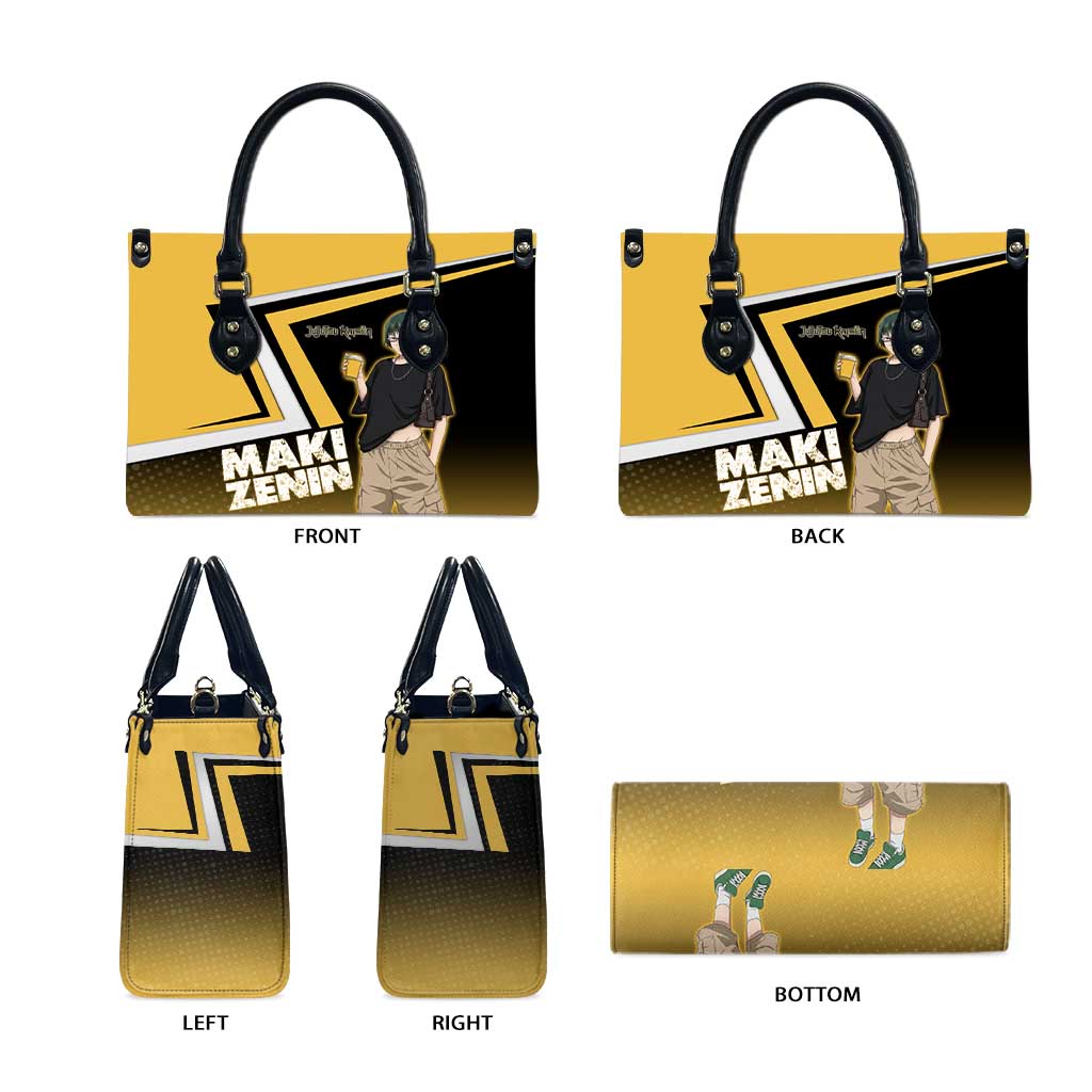 Maki Zenin Leather Bag Jujutsu Kaisen Streetwear Style