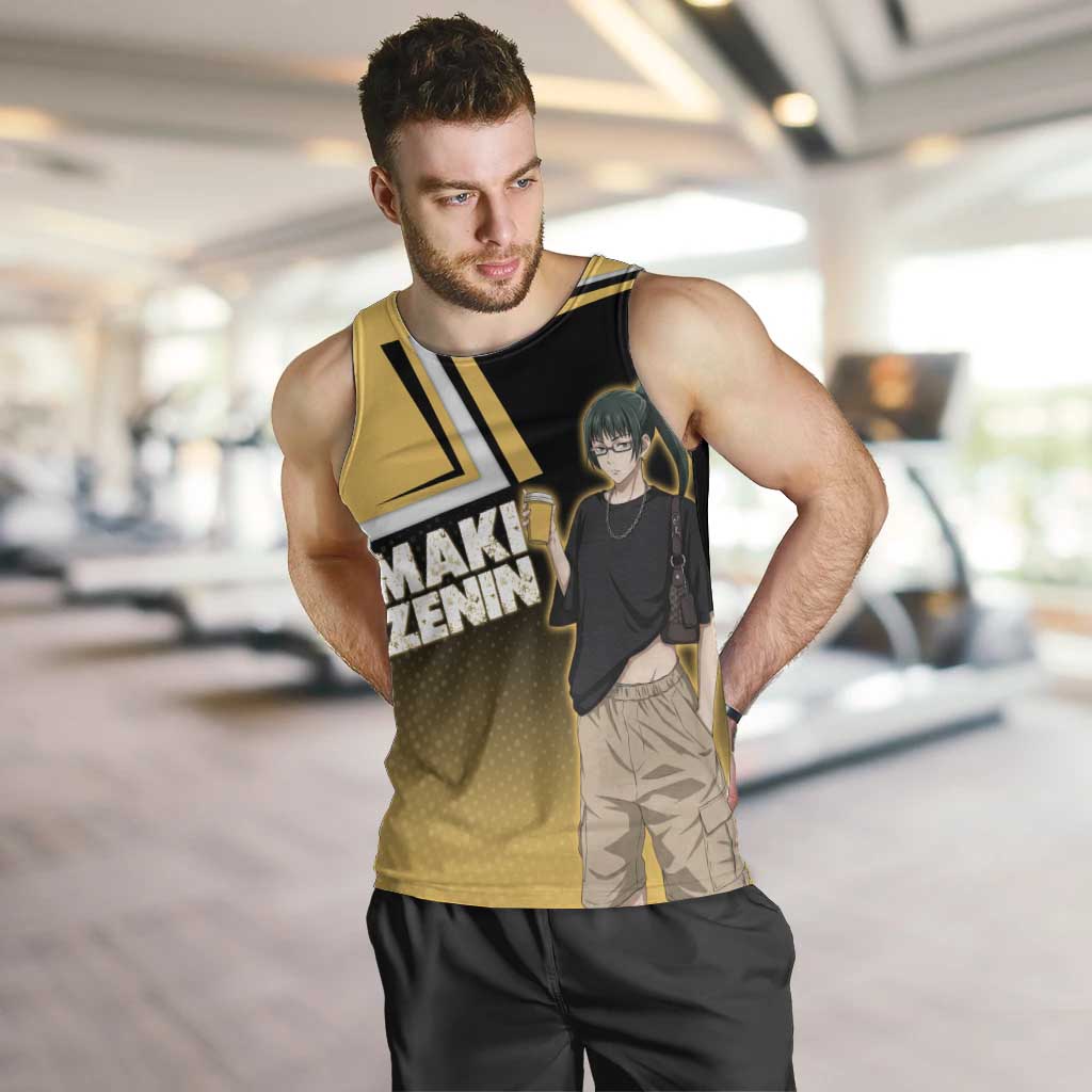 Maki Zenin Men Tank Top Jujutsu Kaisen Streetwear Style