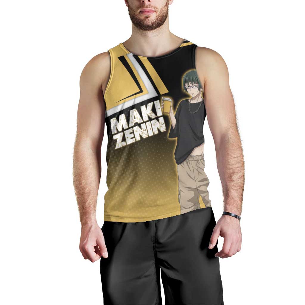 Maki Zenin Men Tank Top Jujutsu Kaisen Streetwear Style