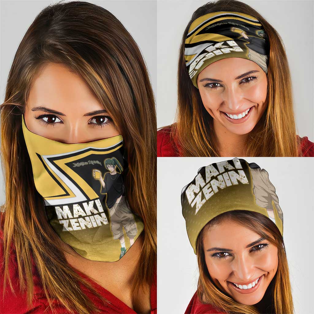 Maki Zenin Neck Gaiter Jujutsu Kaisen Streetwear Style
