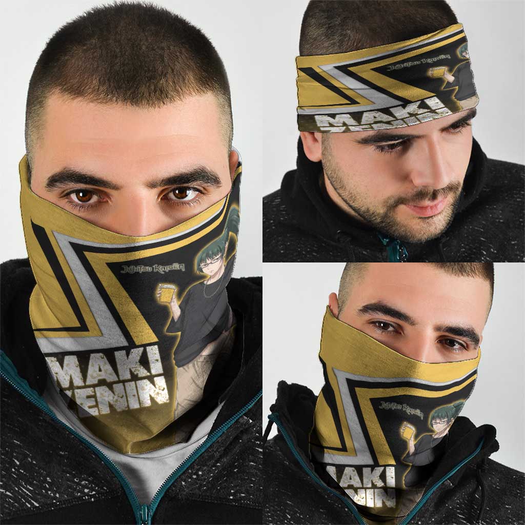 Maki Zenin Neck Gaiter Jujutsu Kaisen Streetwear Style