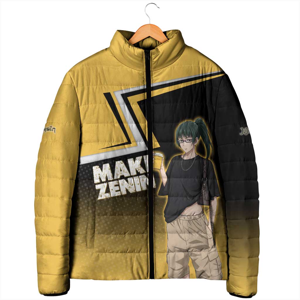 Maki Zenin Padded Jacket Jujutsu Kaisen Streetwear Style