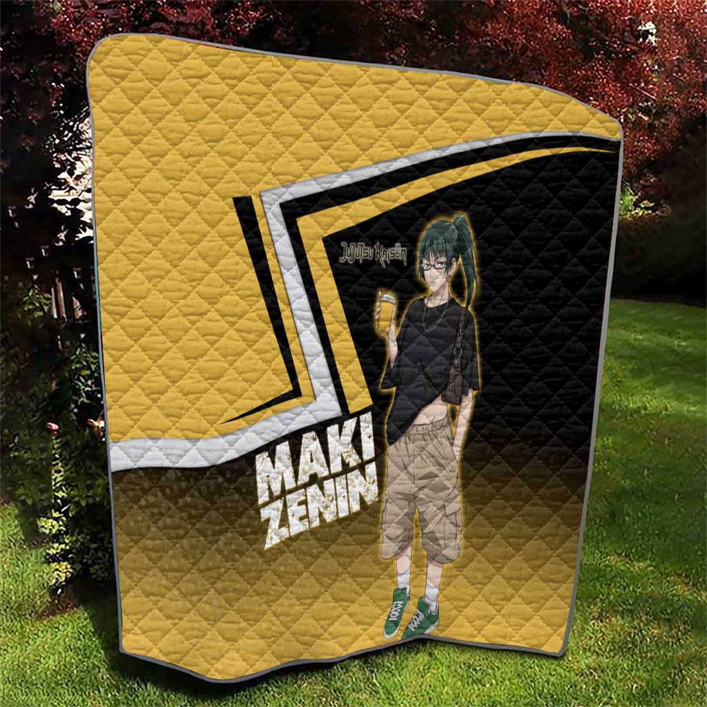 Maki Zenin Quilt Jujutsu Kaisen Streetwear Style