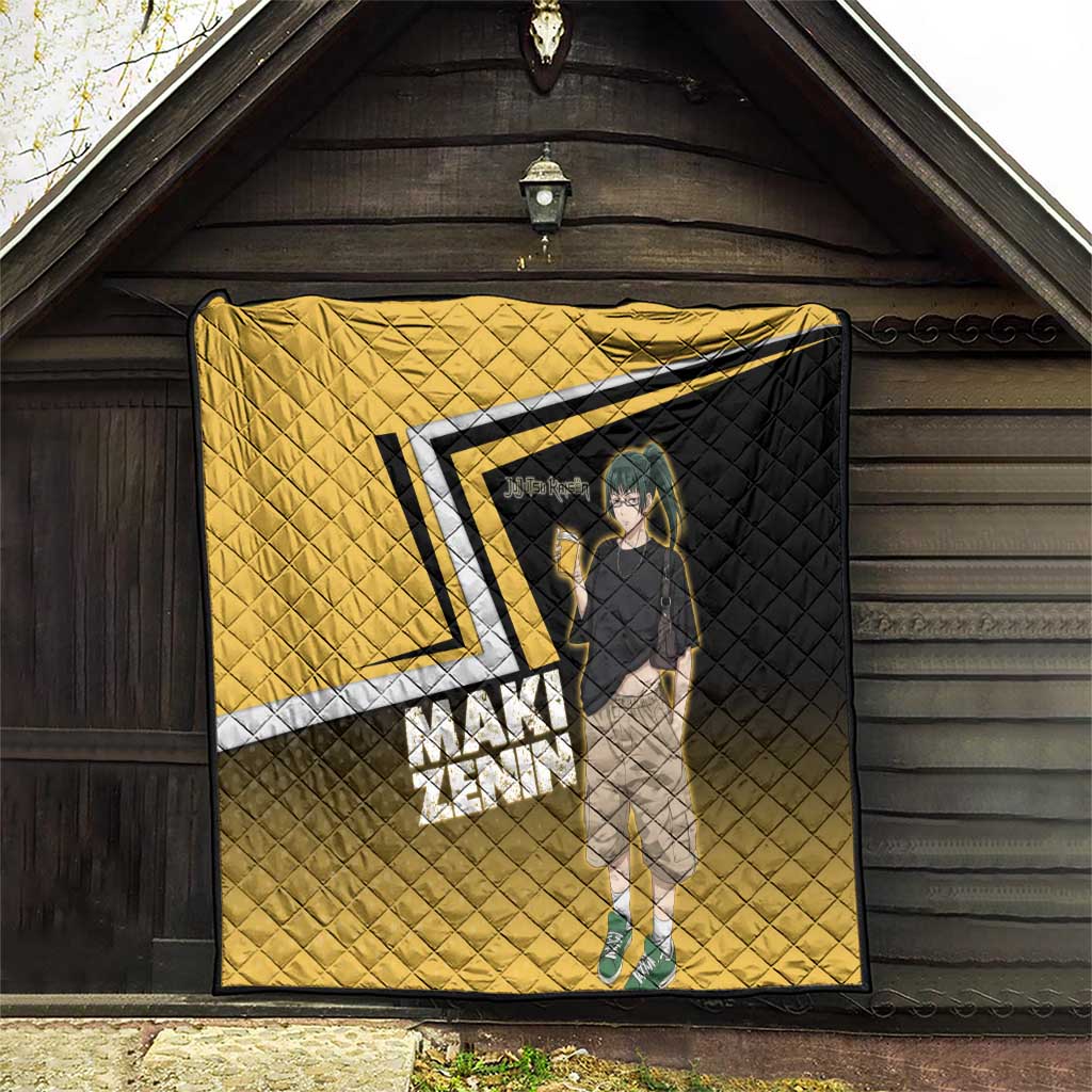 Maki Zenin Quilt Jujutsu Kaisen Streetwear Style