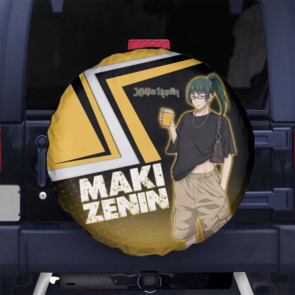 Maki Zenin Spare Tire Cover Jujutsu Kaisen Streetwear Style