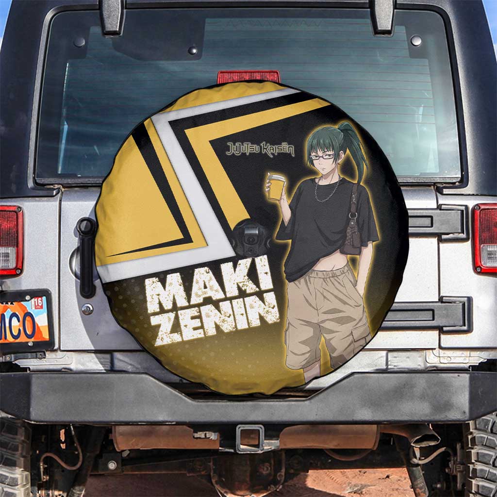 Maki Zenin Spare Tire Cover Jujutsu Kaisen Streetwear Style