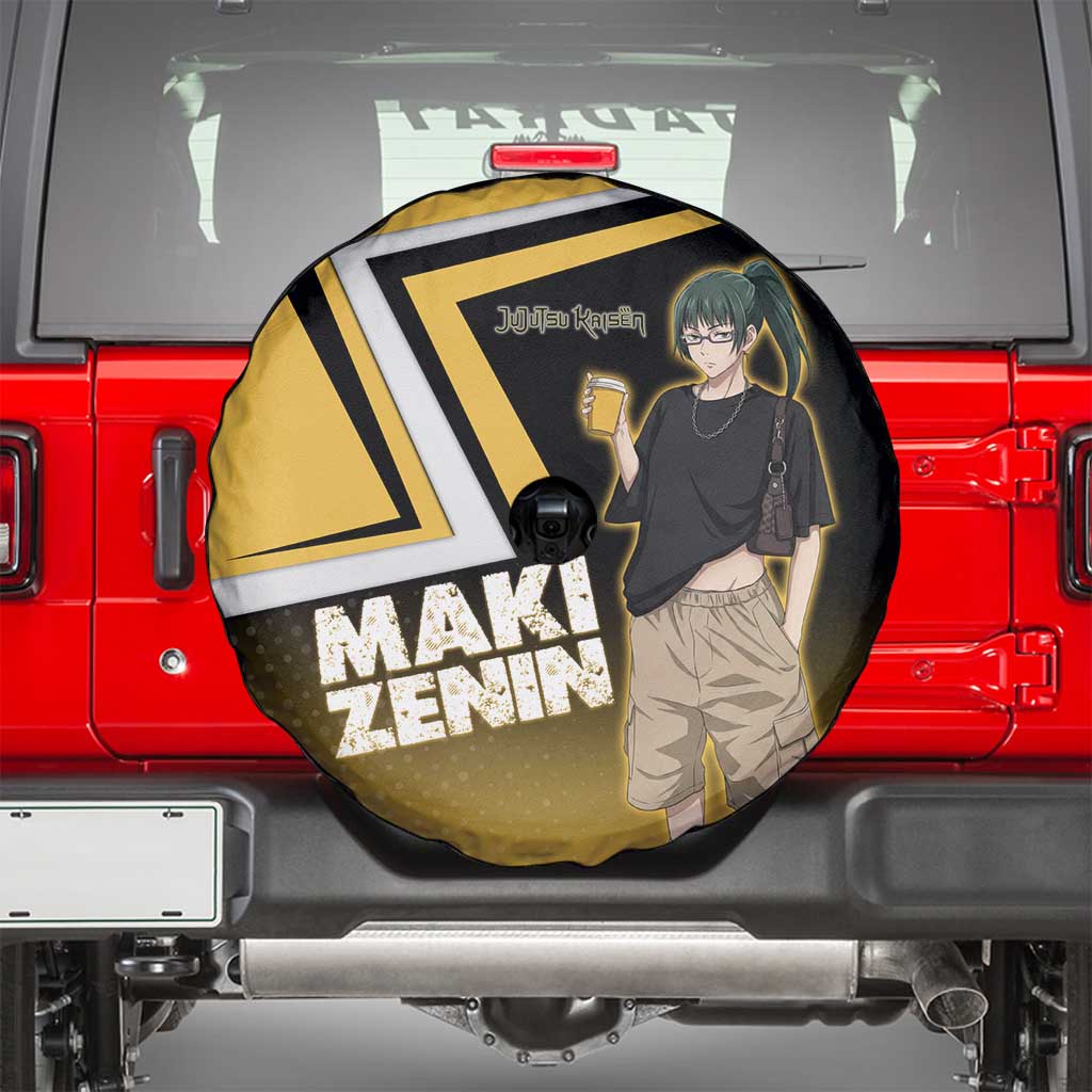 Maki Zenin Spare Tire Cover Jujutsu Kaisen Streetwear Style