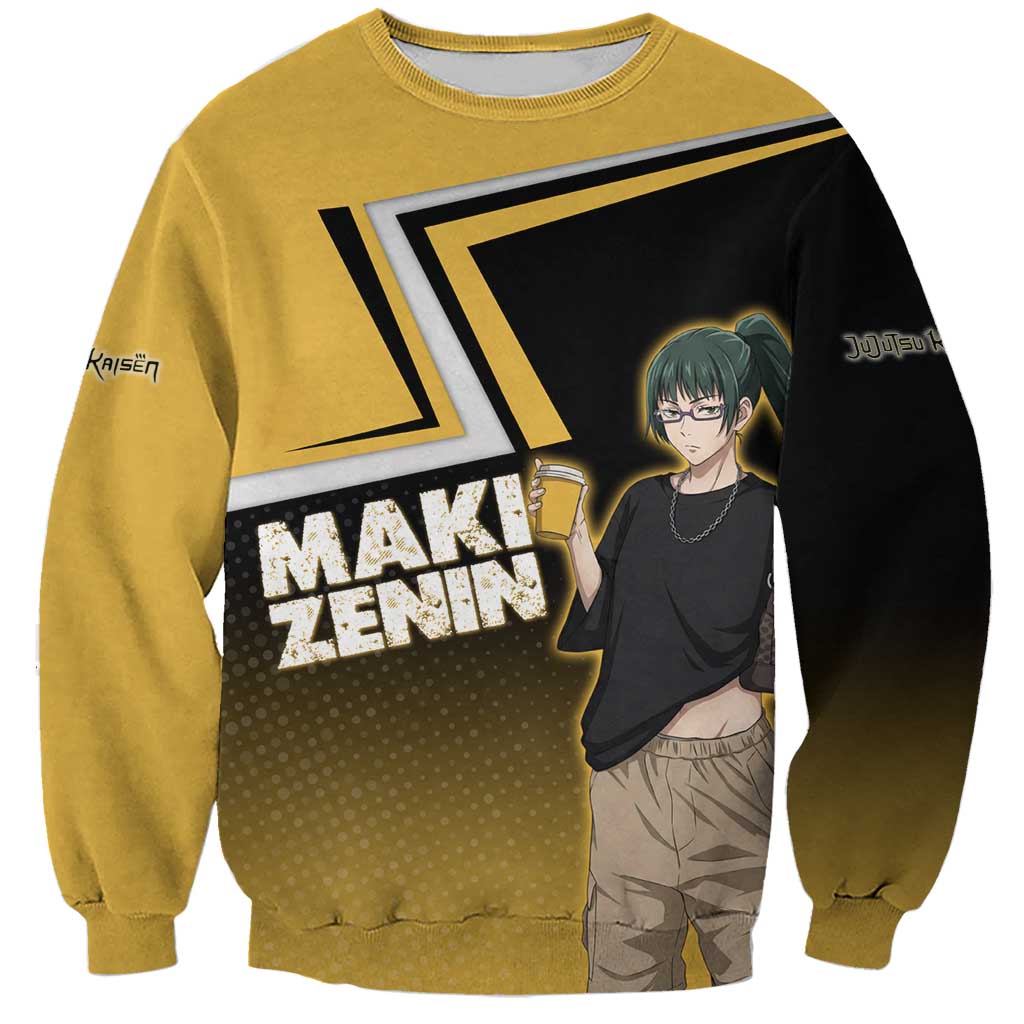 Maki Zenin Sweatshirt Jujutsu Kaisen Streetwear Style