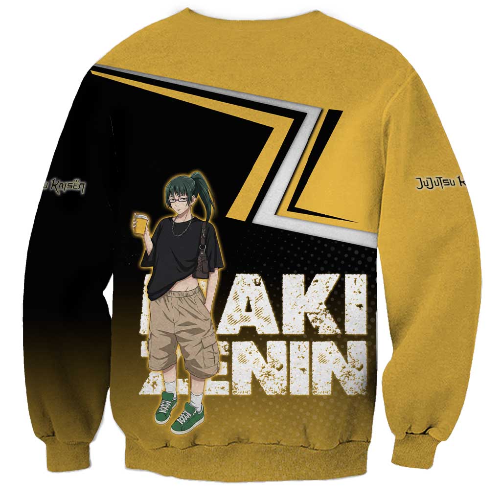 Maki Zenin Sweatshirt Jujutsu Kaisen Streetwear Style