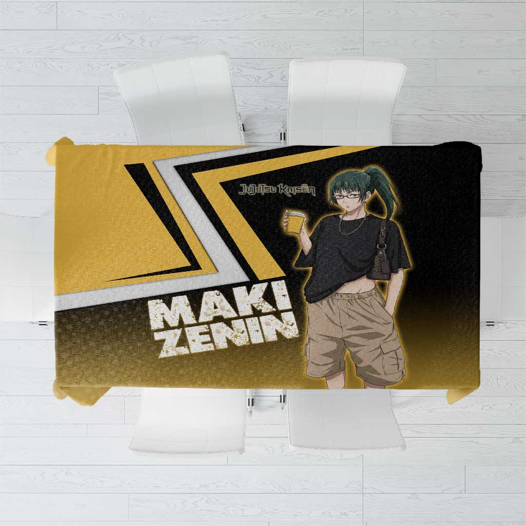 Maki Zenin Tablecloth Jujutsu Kaisen Streetwear Style