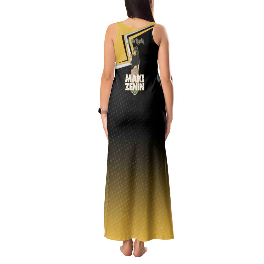 Maki Zenin Tank Maxi Dress Jujutsu Kaisen Streetwear Style