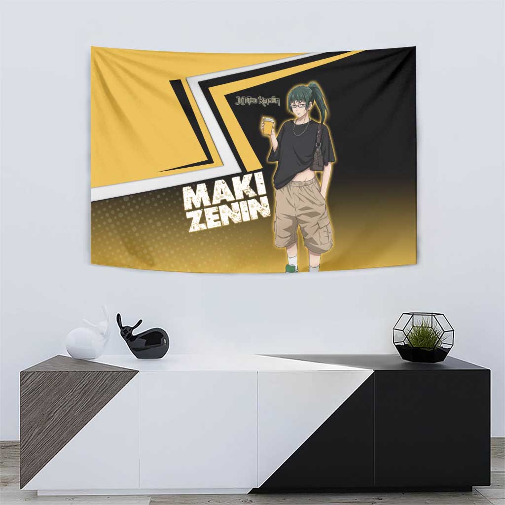 Maki Zenin Tapestry Jujutsu Kaisen Streetwear Style