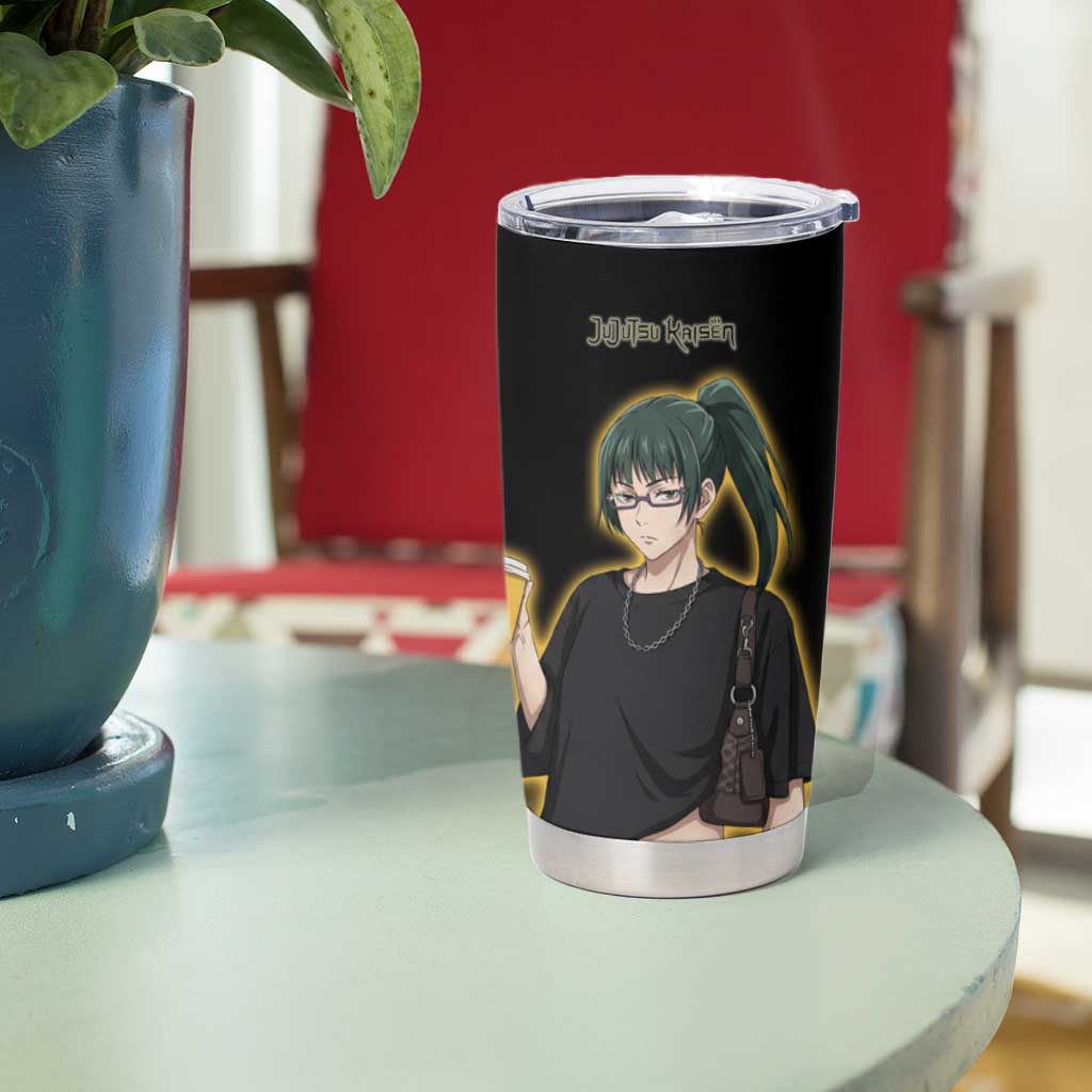 Maki Zenin Tumbler Cup Jujutsu Kaisen Streetwear Style