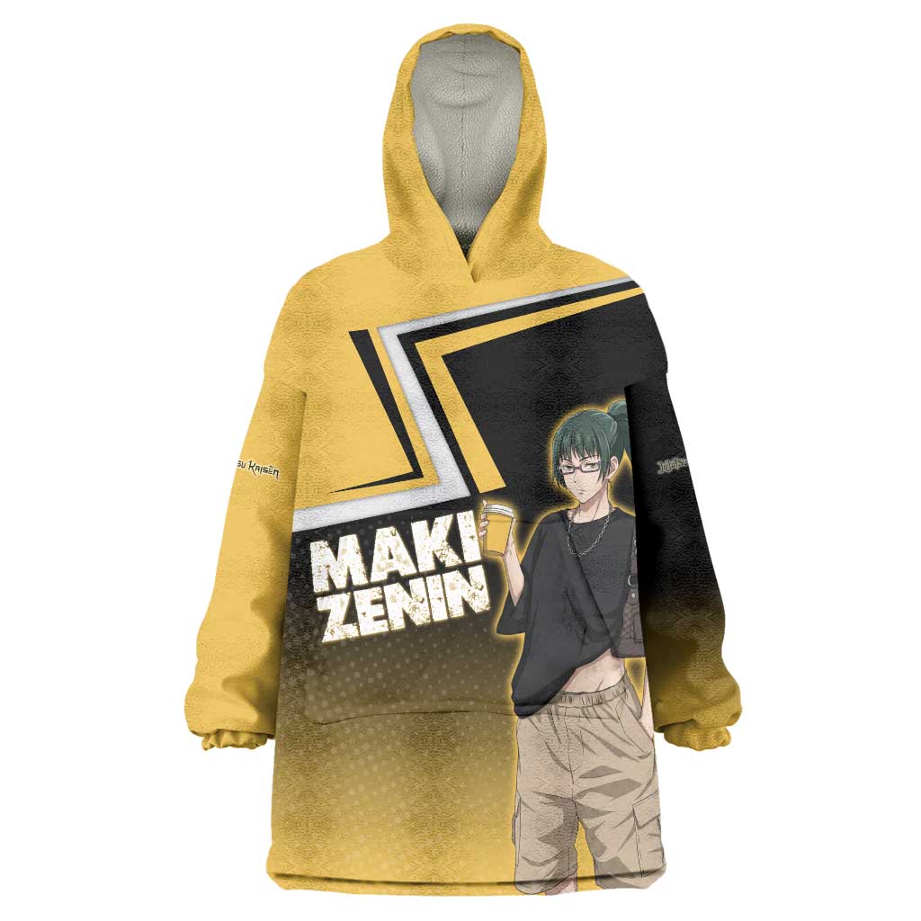 Maki Zenin Wearable Blanket Hoodie Jujutsu Kaisen Streetwear Style