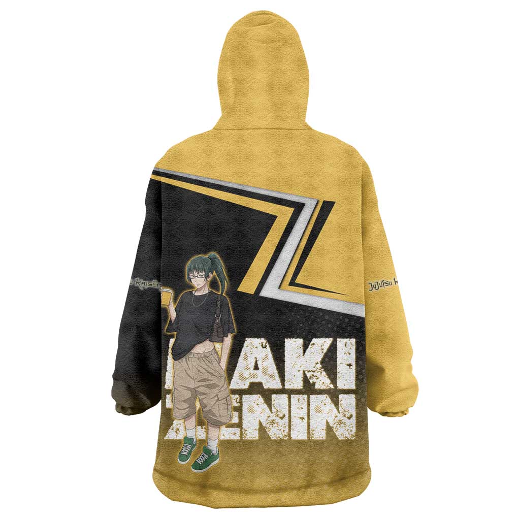 Maki Zenin Wearable Blanket Hoodie Jujutsu Kaisen Streetwear Style
