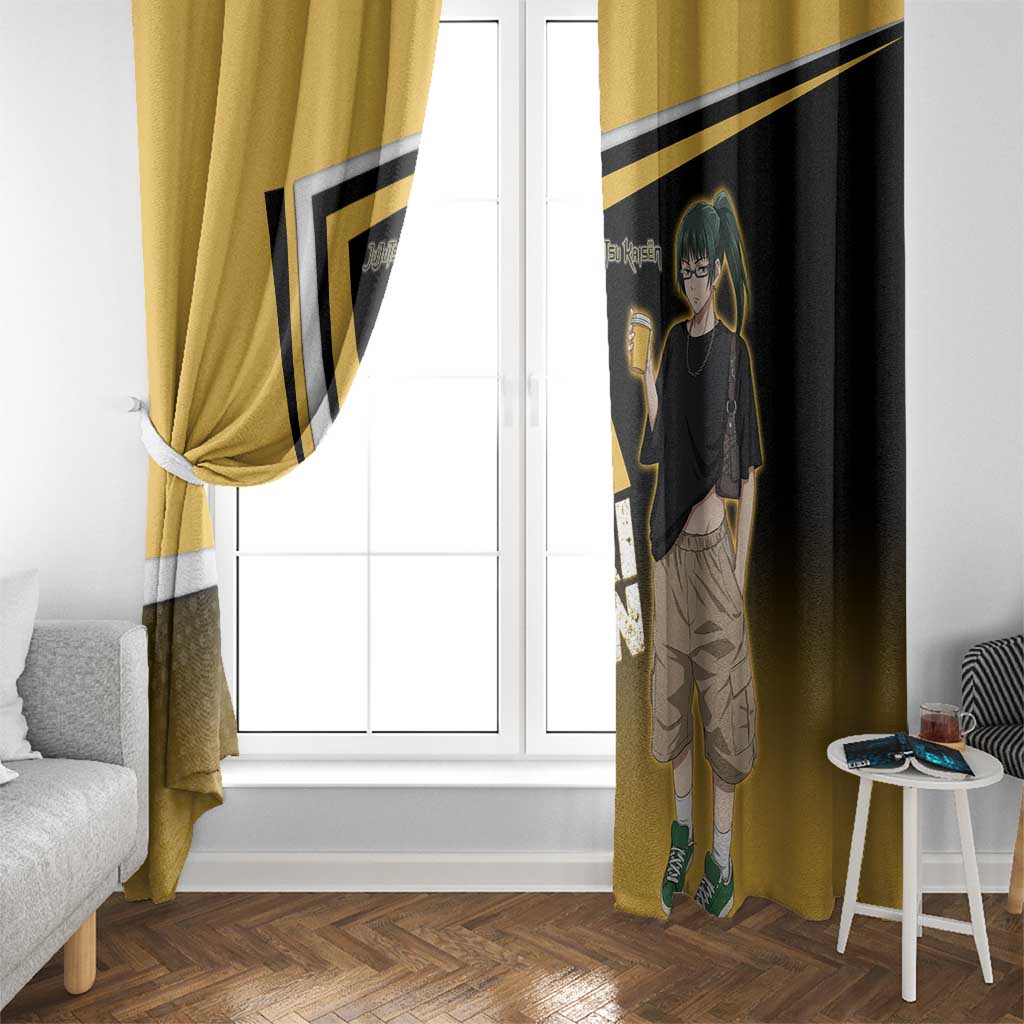 Maki Zenin Window Curtain Jujutsu Kaisen Streetwear Style