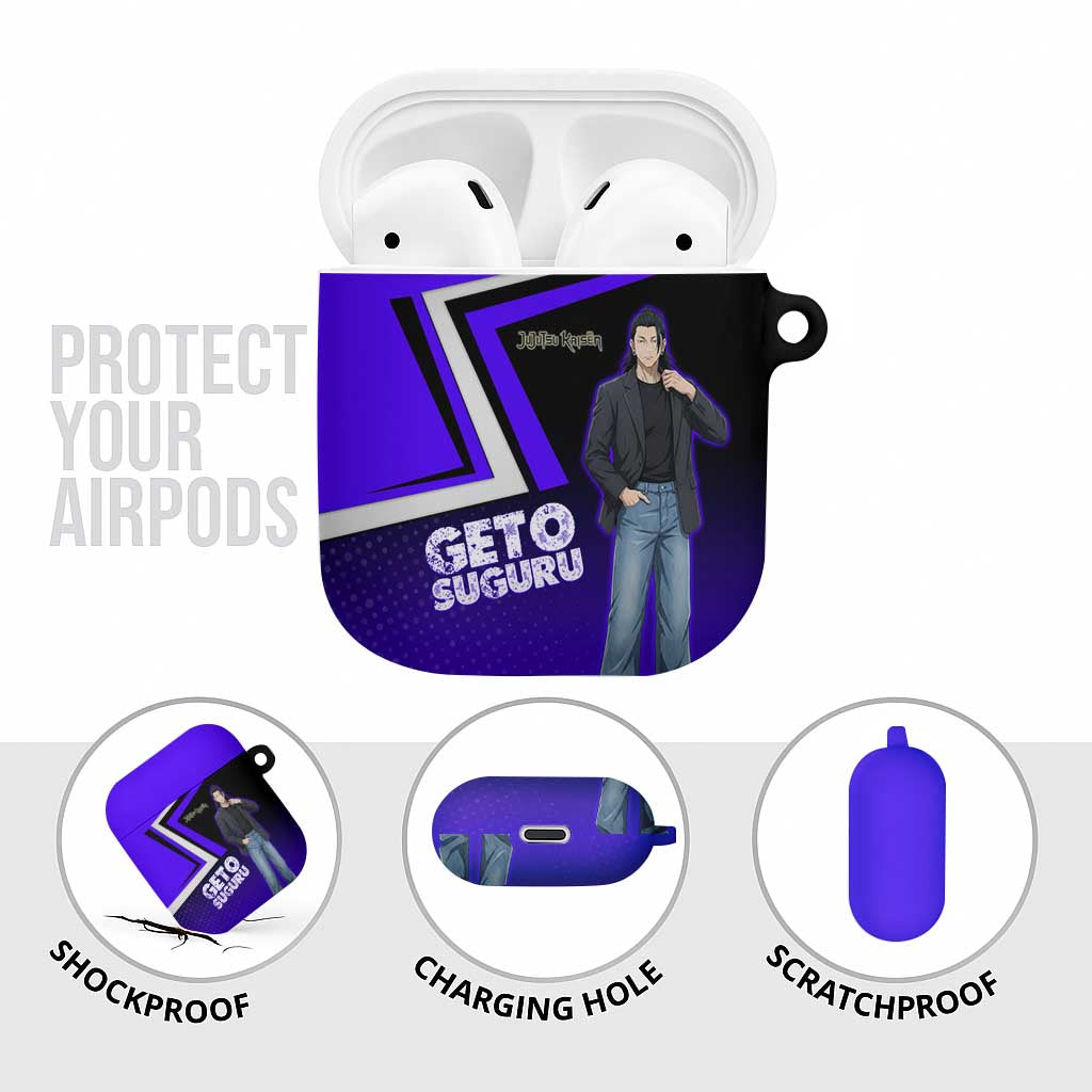 Geto Suguru AirPods Case Jujutsu Kaisen Casual Suit Look